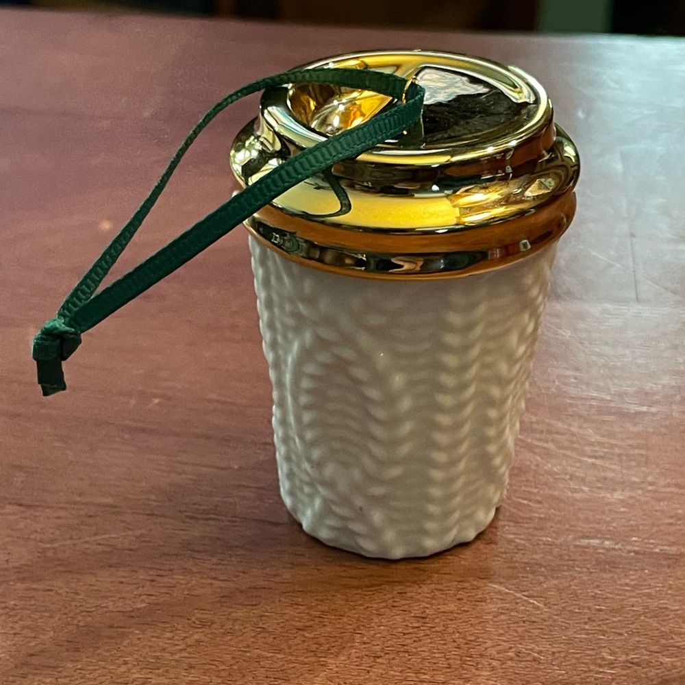 Starbucks 2016 Ceramic Coffee Mug Ornament